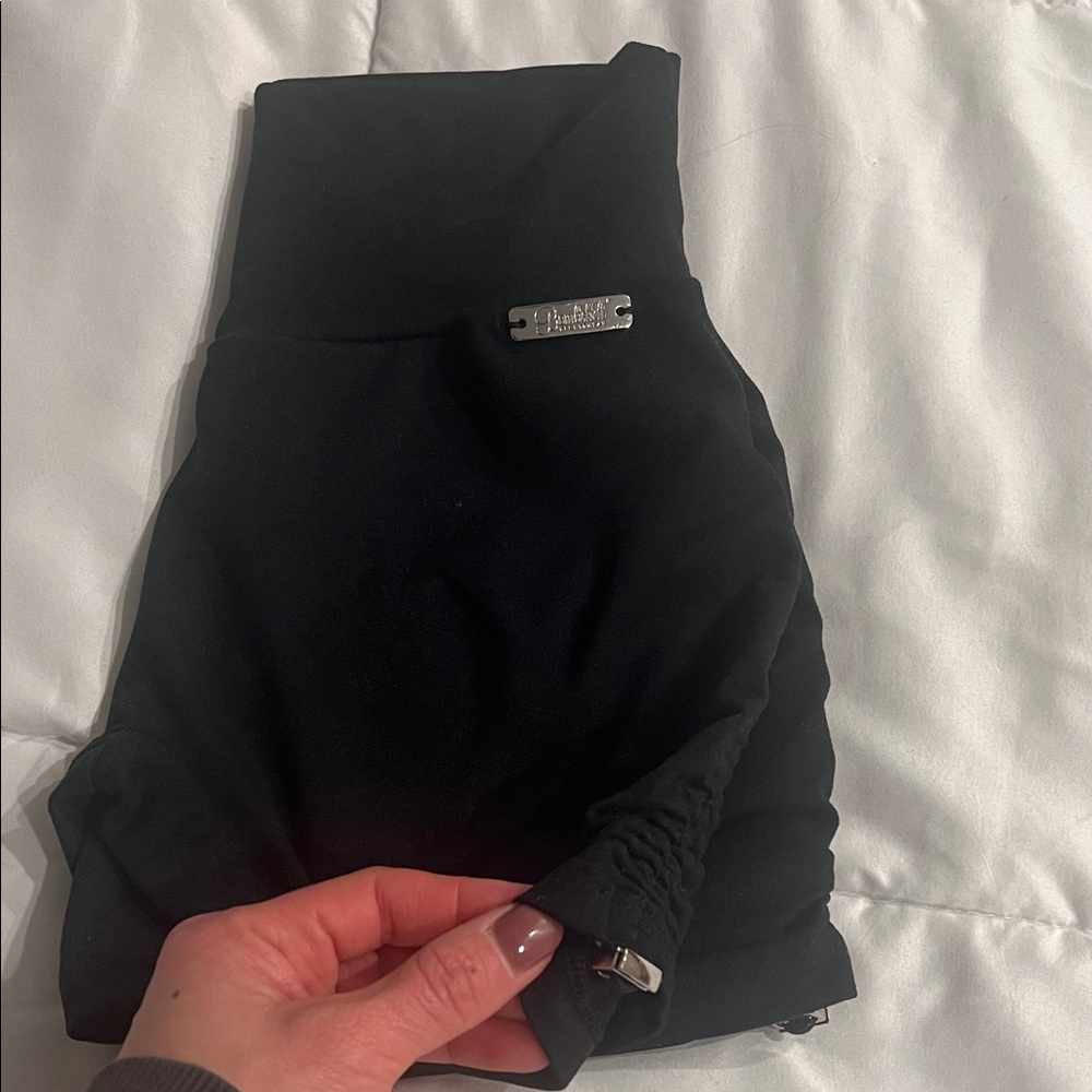 Bombshell Sportswear Black Toggle Shorts XS